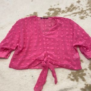 Zara Pink Blouse